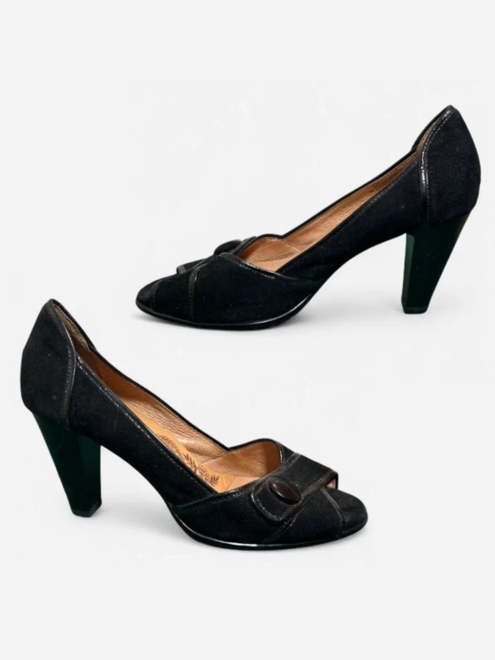 Sofft black suede